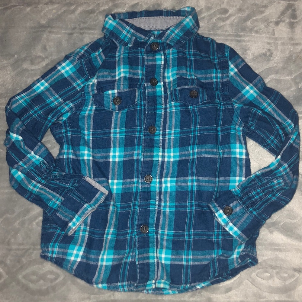 Toddler Boy C&J Button down Flannel